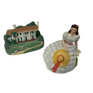 Avon Images of Hollywood Gone With The Wind Scarlett 1983 House Figurine 4 1/2"